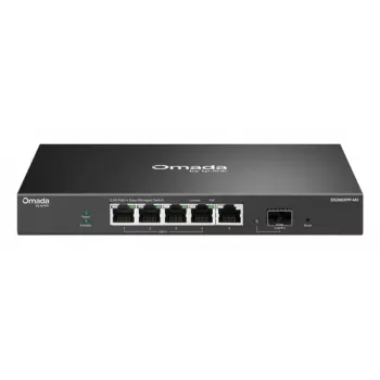 Switch TP-Link Omada Easy Managed 5 portas 2.5G PoE++ com uplink 10G SFP+ (ES206XPP-M2)