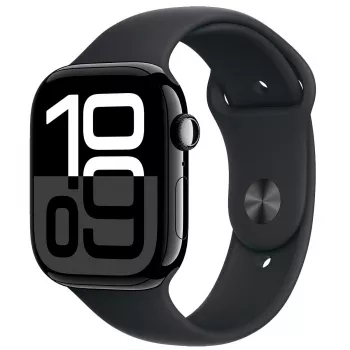 Apple Watch 10 LTE 46mm caixa de alumínio com pulseira desportiva meia-noite - meia-noite