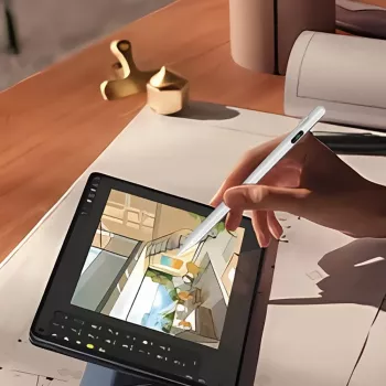 Stylus ativo universal Wozinsky W2268YAS para Android e iOS - branco