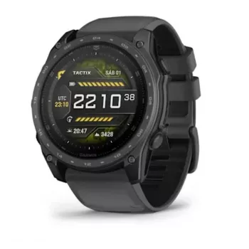 Garmin tactix 8 – 51 mm, AMOLED, revestimento Cerakote, Applied Ballistics Ultralight Solver, cinzento ardósia