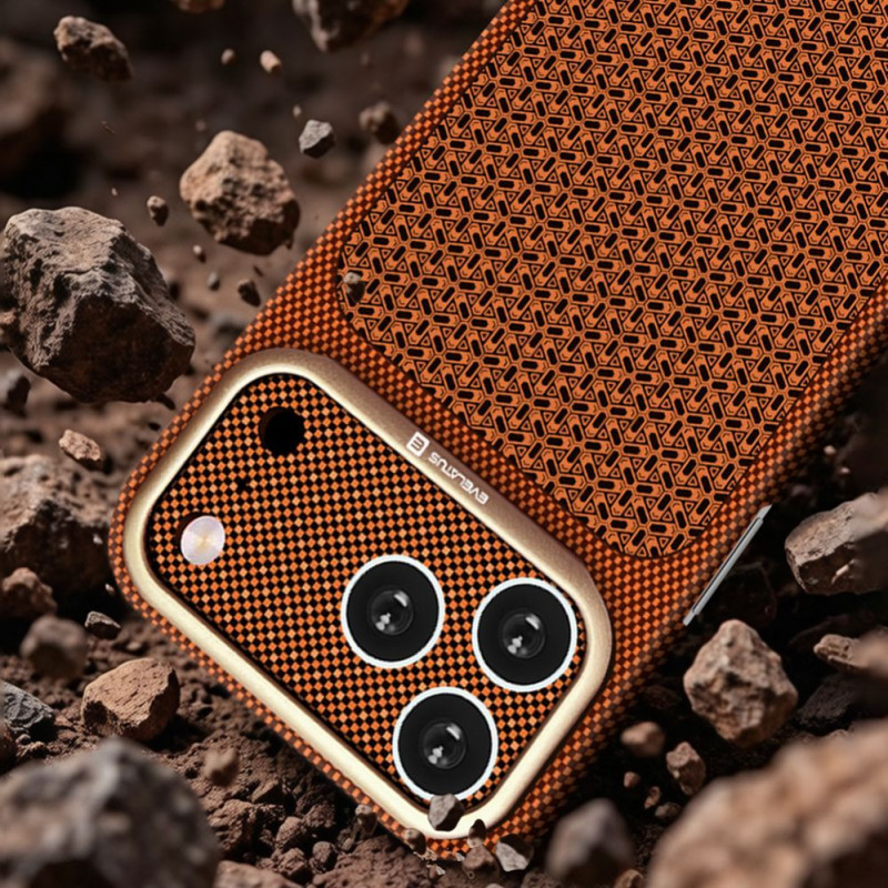 Capa MagSafe Evelatus Apple iPhone 18 Pro Carbon Premium Edition bordô