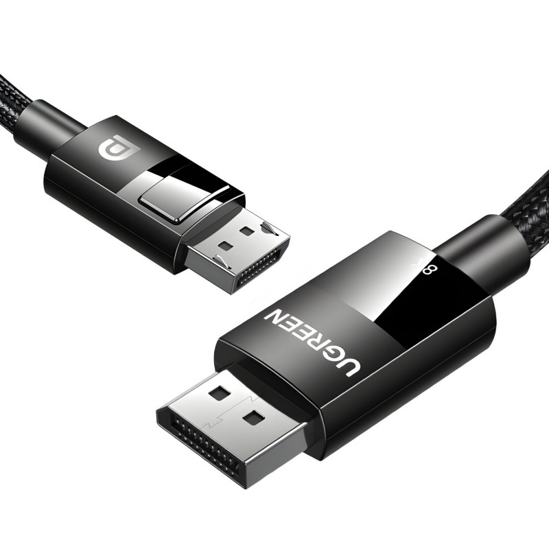 UGREEN DP114 Cabo trançado DisplayPort macho para macho 8K 2m
