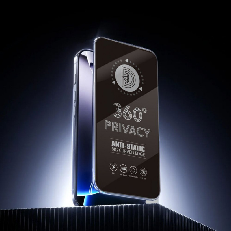TFO Película de vidro temperado Privacy 360 para iPhone 17 Pro Max