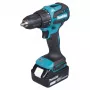 Makita DHP490TJX9 18V Berbequim de percussão combinado sem escovas com 2x baterias 5,0Ah, carregador e mala MAKPAC