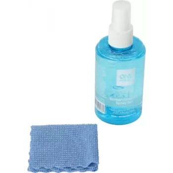 One For All CS4012 Conjunto de limpeza de ecrã com spray de 120ml e pano de microfibra