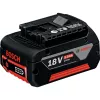 Bosch Professional 18V 5,0 Ah Bateria de iões de lítio, Slide-In (preto/vermelho)