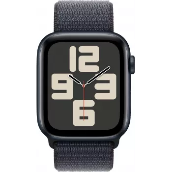 Apple Watch SE 2 GPS + Cellular 44mm, meia-noite, Sport Loop (MRHC3ET/A)