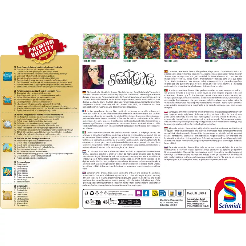 Schmidt Spiele Sheena Pike: Spring Dream Puzzle de 1000 peças
