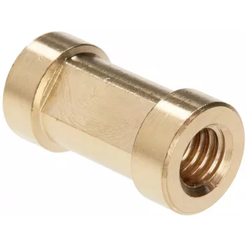 Pino adaptador de latão Manfrotto 119, 5/8 polegadas para 1/4 polegadas-20 e 3/8 polegadas-16