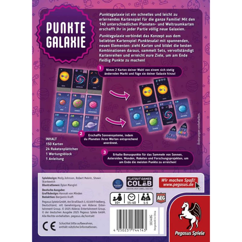Capa TPU PEGASUS Punktegalaxie para iPhone 11 - transparente/preto