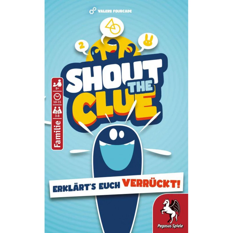 Jogo de festa PEGASUS Shout the Clue