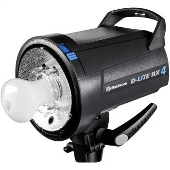 Flash de estúdio Elinchrom D-Lite RX 4 400 Ws com disparador Skyport