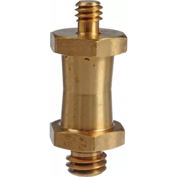 Adaptador de rosca reversível para câmara Manfrotto 037 1/4 polegadas-20 para 3/8 polegadas-16 latão niquelado