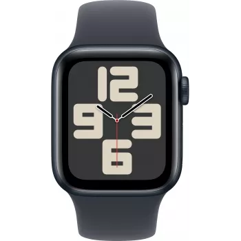 Apple Watch SE 2 GPS + Cellular 40mm, meia-noite, Sport Band M/L (MRGA3ET/A)