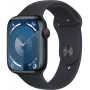 Apple Watch 9 GPS + Cellular 45mm, meia-noite, Sport Band M/L (MRMD3ET/A)