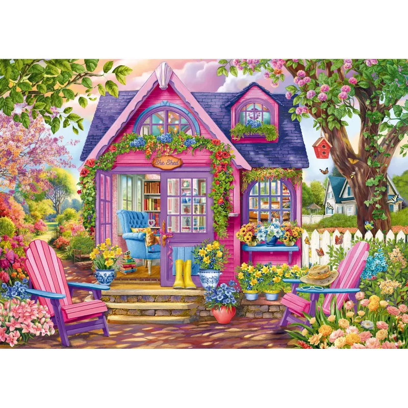 Schmidt Spiele 58061 Uma casinha para apaixonar Puzzle de 1000 peças