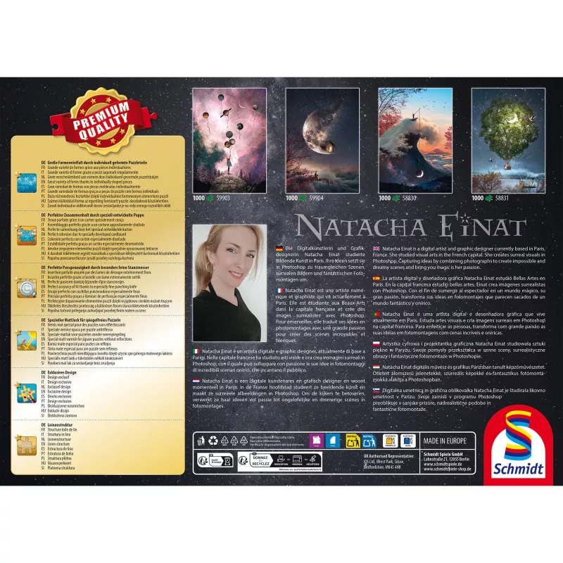 Schmidt Spiele Natacha Einat: Hinter dem Horizont Puzzle de 1000 peças