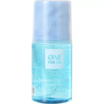 Conjunto de limpeza de ecrã One For All CS4020 com spray de 200 ml e pano de microfibra