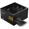 Fonte de alimentação AeroCool Smart G1 80 PLUS Gold, PCIe 5.1, ATX 3.1 - 650 Watt, Preto