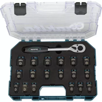 Makita E-30069 Impact Black conjunto de chaves de caixa de impacto com roquete