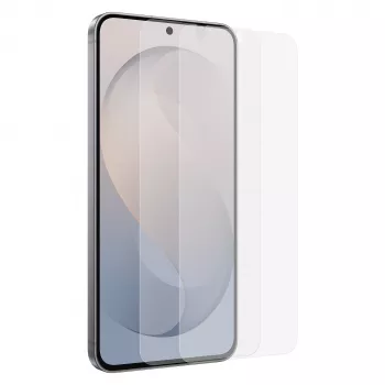 Samsung Galaxy S26 FE Capa transparente com película A/R - Capa protetora transparente antirreflexo com sistema de fixação Gadget-Case