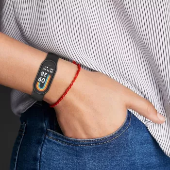 TECH-PROTECT ICONBAND Bracelete de silicone de substituição para Xiaomi Smart Band 8 / 8 NFC, Bege