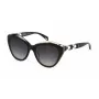 Óculos de sol de mulher POLICE SPLL35-5507NV Havana, óculos de sol geométricos com lentes castanhas degradê, 55 mm