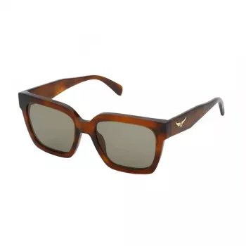 Óculos de sol de mulher Zadig & Voltaire SZV407 - Armação em acetato, proteção UV400, 54/18/140 mm