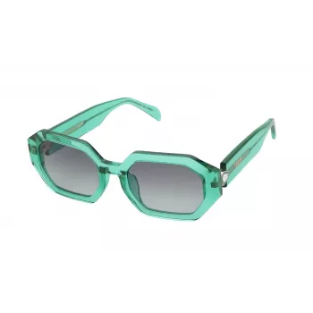 Óculos de sol de mulher TOUS STOB83S5302GN – Armação geométrica em acetato com proteção UV400
