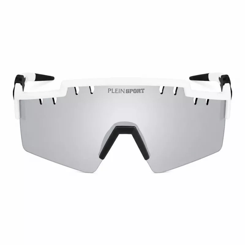Óculos de sol de homem Philipp Plein Sport SSP001-9905WW - Armação preta, lentes cinzentas, 99mm