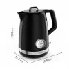 Chaleira Tefal Soleil KO3558E0 1,7L 2400W preta