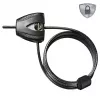 Cadeado de cabo ajustável Master Lock Python 8417EURDPRO – 1,8 m aço entrançado, preto, 2 chaves
