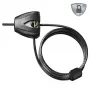 Cadeado de cabo ajustável Master Lock Python 8417EURDPRO – 1,8 m aço entrançado, preto, 2 chaves
