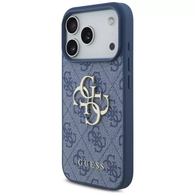 Capa rígida GUESS 4G Big Logo para Apple iPhone 17 Pro / 18 Pro - azul