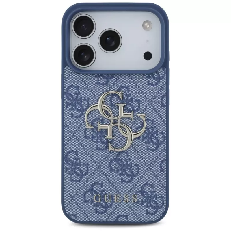 Capa rígida GUESS 4G Big Logo para Apple iPhone 17 Pro / 18 Pro - azul