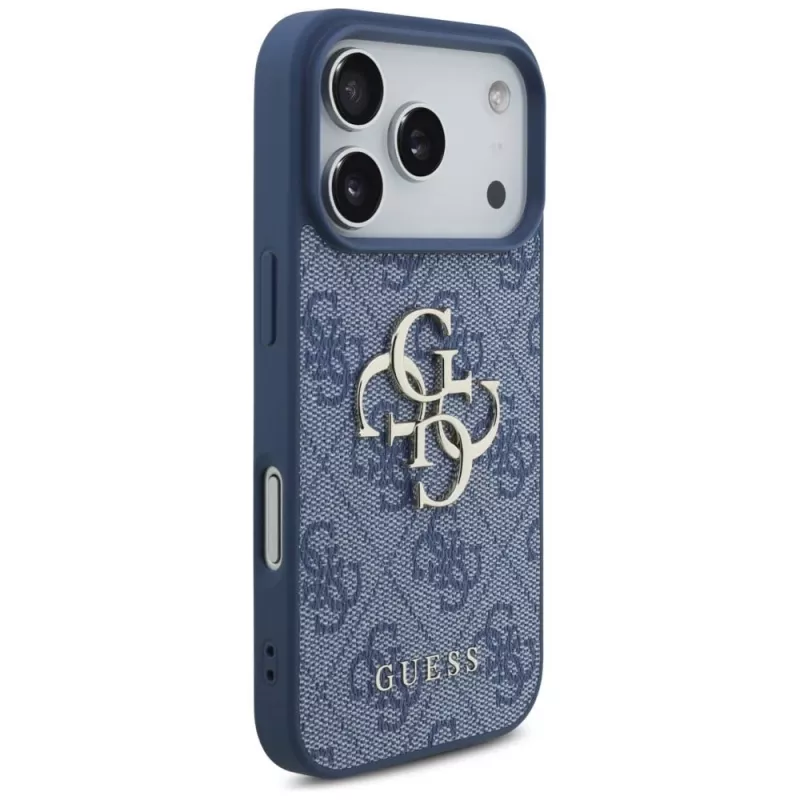 Capa rígida GUESS 4G Big Logo para Apple iPhone 17 Pro / 18 Pro - azul
