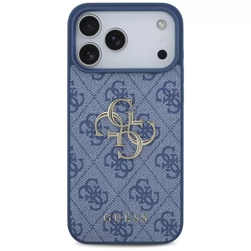 Capa de proteção Guess 4G Big Logo para iPhone 17 Pro Max / 18 Pro Max - azul
