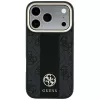 Capa MagSafe Guess 4G Stripe Round and Classic Logos para iPhone 18 Pro Max / 17 Pro Max - preto