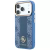 Capa MagSafe Guess 4G Stripe Round Classic Logos para iPhone 18 Pro Max / 17 Pro Max - azul