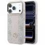 Capa MagSafe Guess 4G Stripe Round & Classic Logos para iPhone 18 Pro / 17 Pro - rosa