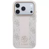 Capa MagSafe Guess 4G Stripe Round & Classic Logos para iPhone 18 Pro / 17 Pro - rosa