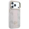 Capa MagSafe GUESS 4G Stripe Round and Classic Logos para iPhone 18 Pro Max / 17 Pro Max - rosa