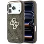 Capa traseira GUESS 4G & Big Strass Logo para Apple iPhone 17 Pro Max / 18 Pro Max - castanho