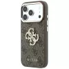 Capa traseira GUESS 4G & Big Strass Logo para Apple iPhone 17 Pro Max / 18 Pro Max - castanho