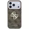 Capa traseira GUESS 4G & Big Strass Logo para Apple iPhone 17 Pro Max / 18 Pro Max - castanho