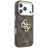 Capa traseira GUESS 4G & Big Strass Logo para Apple iPhone 17 Pro Max / 18 Pro Max - castanho