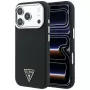 Capa MagSafe Guess Kevlar Triangle Logo para iPhone 17 Pro / 18 Pro - preto