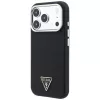 Capa MagSafe Guess Kevlar Triangle Logo para iPhone 17 Pro / 18 Pro - preto