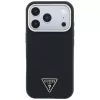 Capa MagSafe Guess Kevlar Triangle Logo para iPhone 17 Pro / 18 Pro - preto