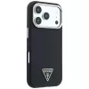 Capa MagSafe Guess Kevlar Triangle Logo para iPhone 17 Pro / 18 Pro - preto